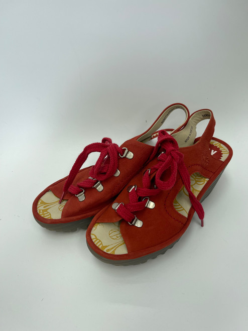 Vist Large View of Product Image Which is Used Fly London Wedge Sandals 7