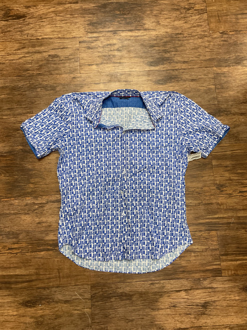 Vist Large View of Product Image Which is Used bugatchi  Mens Short Sleeve Top XL/17-17.5