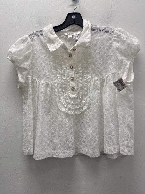 Vist Large View of Product Image Which is Used White Maeve Short Sleeve Top L-12/14