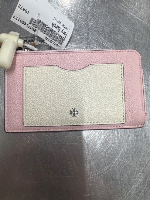 Vist Large View of Product Image Which is Used Pink Tory Burch Leather Wallet