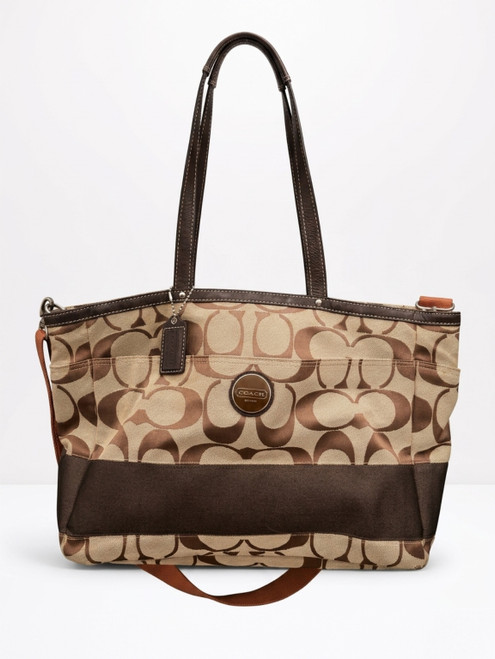 Vist Large View of Product Image Which is Used Coach Xlarge Leather Handbag