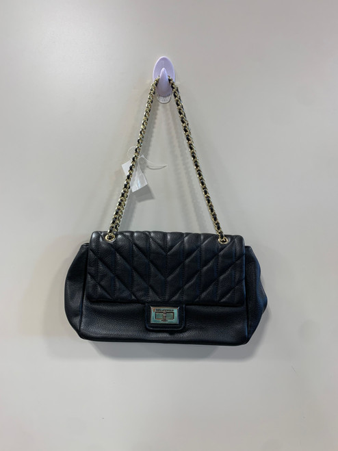 Vist Large View of Product Image Which is Used Karl Lagerfeld Small Leather Handbag