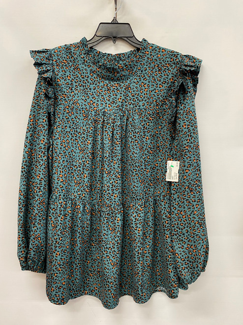 Vist Large View of Product Image Which is Used Jodifl Long Sleeve Top 1X-18