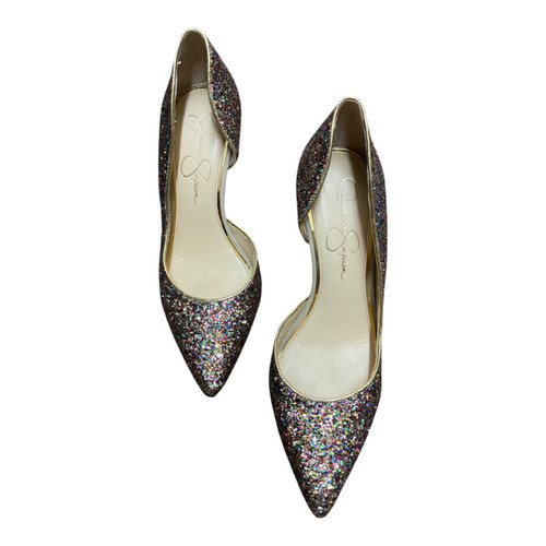 Vist Large View of Product Image Which is Used Jessica Simpson High Heels 8.5