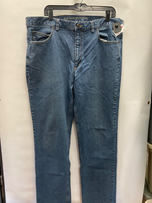 Vist Large View of Product Image Which is Used Duluth Trading Co Mens Denim 40W