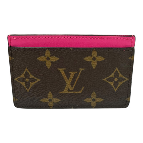Vist Large View of Product Image Which is Used Louis Vuitton Monogram Pink Card holder