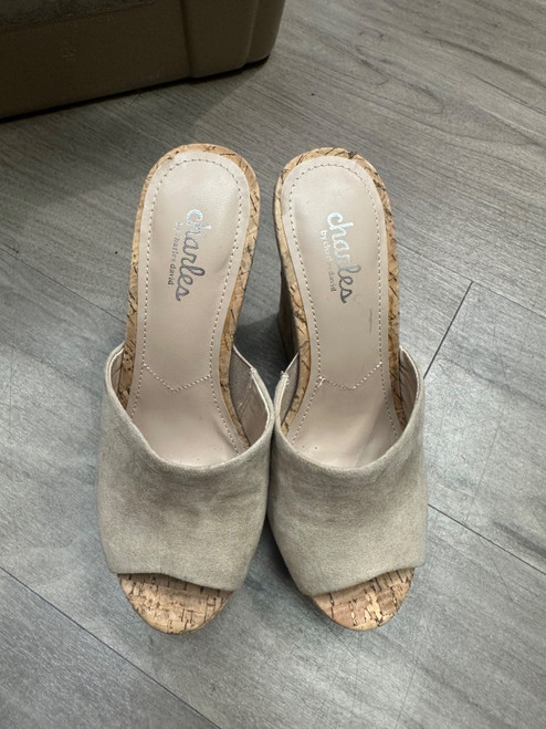 Vist Large View of Product Image Which is Used Charles By Charles David Wedge Sandals 6.5