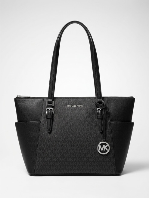 Vist Large View of Product Image Which is Used Michael Michael Kors Large Leather Handbag