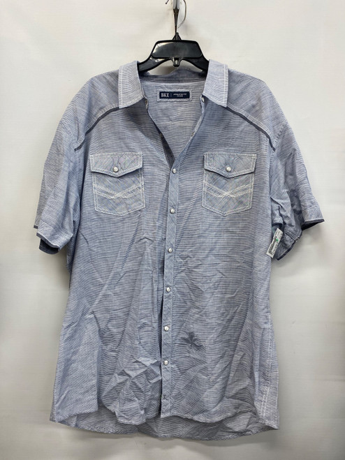 Vist Large View of Product Image Which is Used BKE Mens Short Sleeve Top 2X/18-18.5