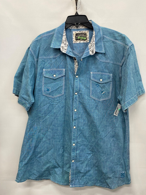 Vist Large View of Product Image Which is Used BKE Mens Short Sleeve Top 2X/18-18.5