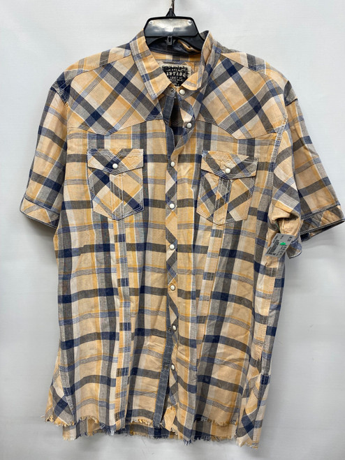 Vist Large View of Product Image Which is Used BKE Mens Short Sleeve Top 2X/18-18.5