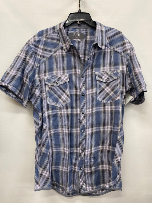 Vist Large View of Product Image Which is Used BKE Mens Short Sleeve Top 2X/18-18.5