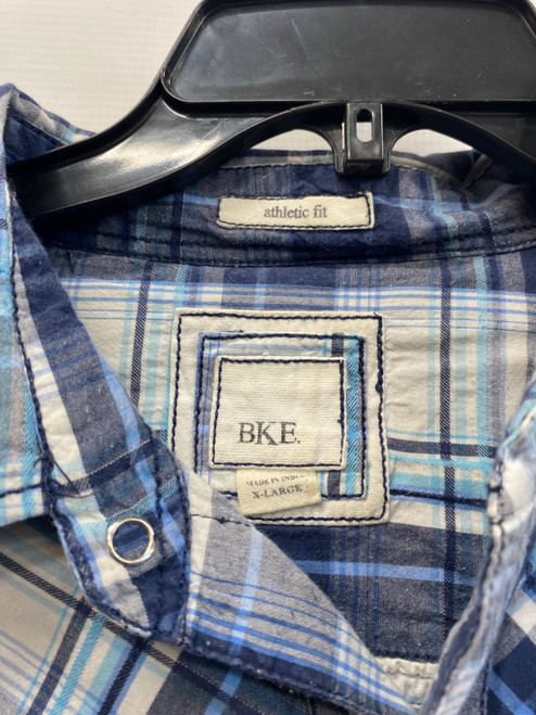 Vist Large View of Product Image Which is Used BKE Mens Short Sleeve Top 2X/18-18.5