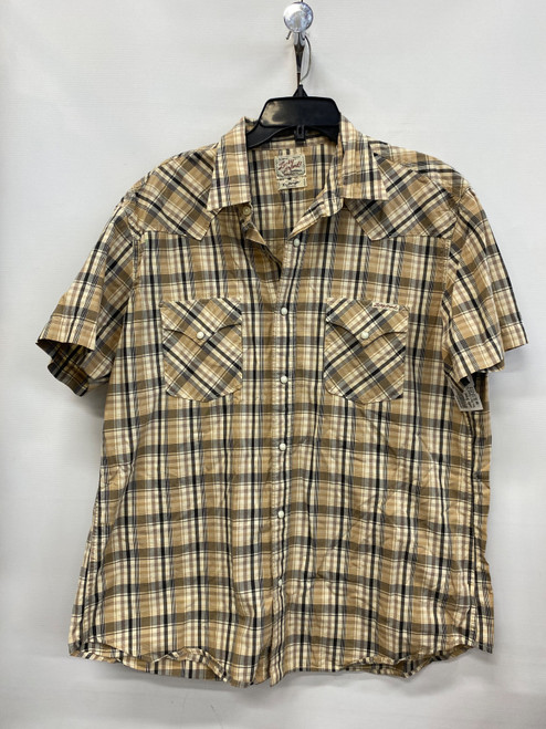 Vist Large View of Product Image Which is Used Lucky Brand Mens Short Sleeve Top XL/17-17.5