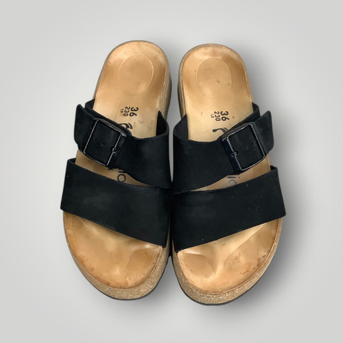 Vist Large View of Product Image Which is Used Birkenstock Wedge Sandals 5