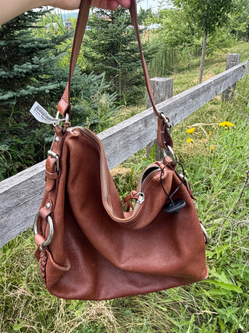 Vist Large View of Product Image Which is Used Banana Republic Xlarge Leather Handbag