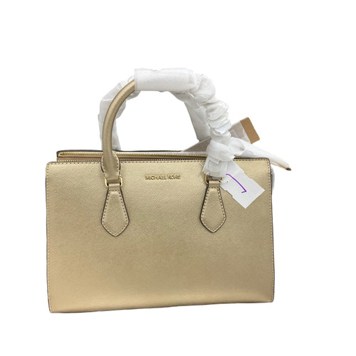 Vist Large View of Product Image Which is Used Michael Michael Kors Large Leather Handbag