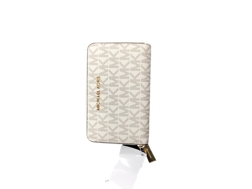 Vist Large View of Product Image Which is Used Michael Michael Kors Leather Wallet