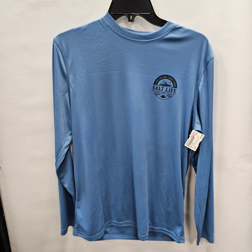 Vist Large View of Product Image Which is Used Salt Life Mens Active Long Sleeve L
