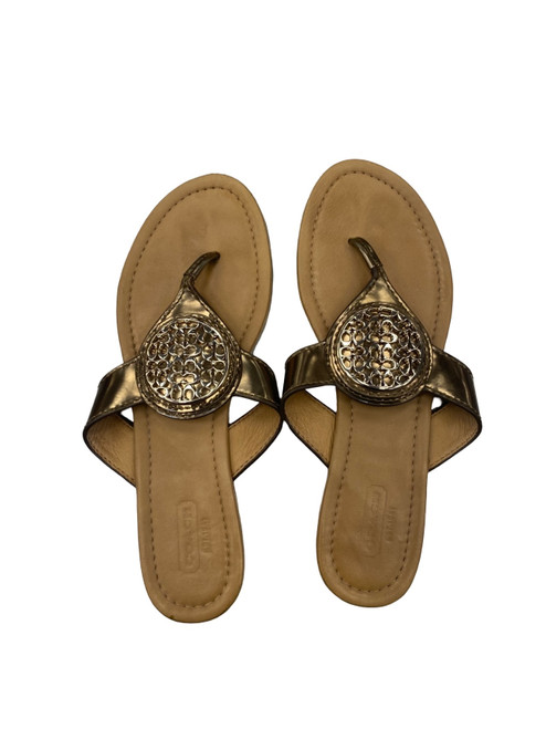 Vist Large View of Product Image Which is Used Coach Sandals 7.5