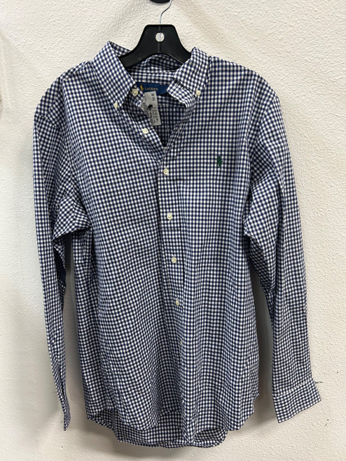 Vist Large View of Product Image Which is Used Polo Ralph Lauren Mens Long Sleeve Top M/15-15.5