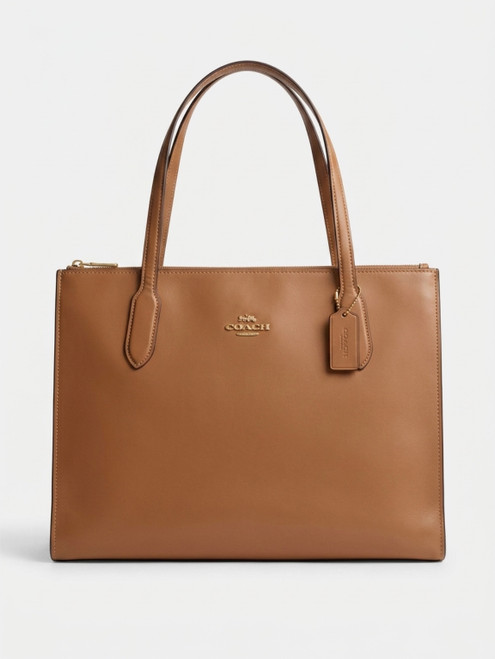 Vist Large View of Product Image Which is Used Coach Large Leather Handbag