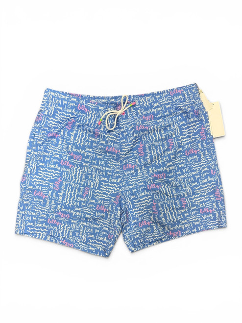 Vist Large View of Product Image Which is NWT Lilly Pulitzer Men's Stuff 6" Del Lago Swim Trunks