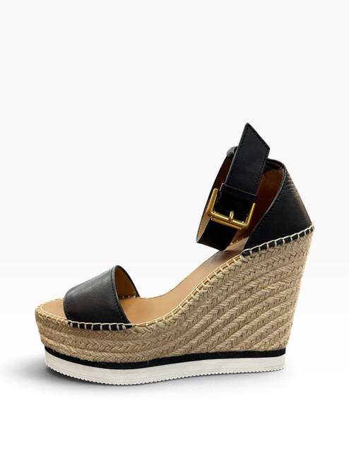 Vist Large View of Product Image Which is Used See By Chloe Wedge Sandals 9