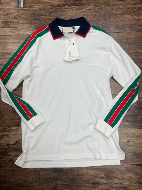 Vist Large View of Product Image Which is Used Gucci Mens Long Sleeve Top M/15-15.5