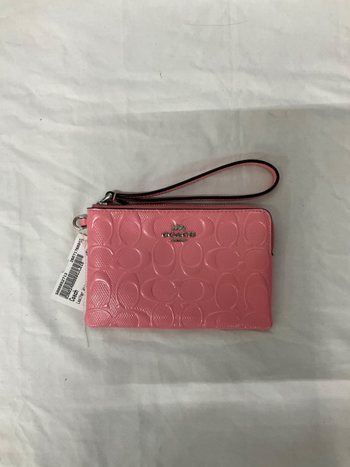 Vist Large View of Product Image Which is Used Coach Leather Wristlet