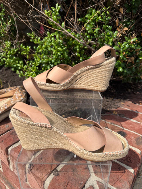 Vist Large View of Product Image Which is Used Tory Burch Wedge Sandals 8.5
