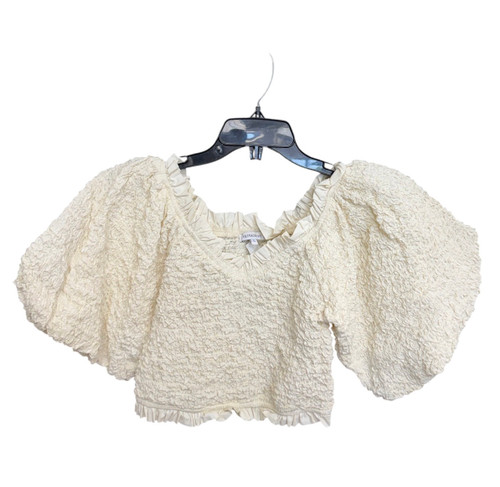 Vist Large View of Product Image Which is Used Olivaceous Short Sleeve Top L-12/14