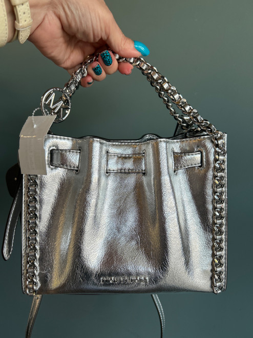 Vist Large View of Product Image Which is Used Michael Michael Kors Small Leather Handbag