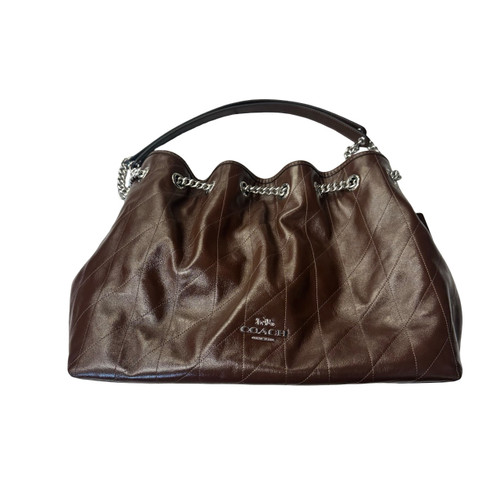 Vist Large View of Product Image Which is Used Coach Large Leather Handbag