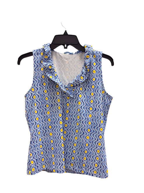 Vist Large View of Product Image Which is Summer pattern, ruffled collar 