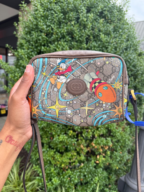 Vist Large View of Product Image Which is Used Small Gucci Disney Handbag 
