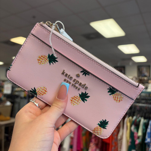 Vist Large View of Product Image Which is Used Kate Spade New York Leather Wallet