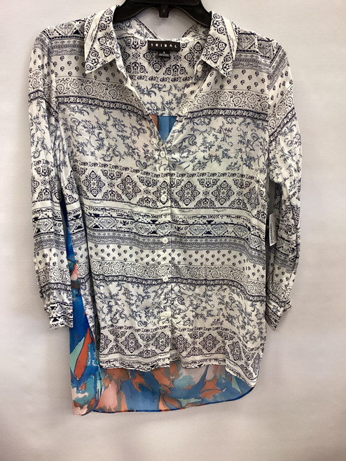 Vist Large View of Product Image Which is Used Tribal Long Sleeve Top S-4/6