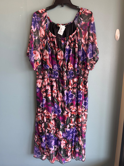 Vist Large View of Product Image Which is Used Terra & Sky Short Dress F 3X-22