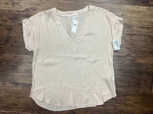 Vist Large View of Product Image Which is Used Anthropologie cloth & stone Short Sleeve Top S-4/6