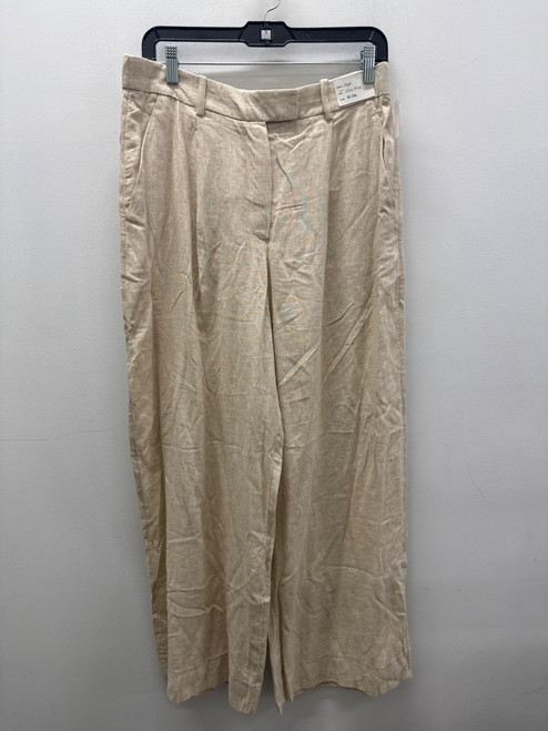 Vist Large View of Product Image Which is Used NWT Beige Linen Abercrombie & Fitch Casual Pant 10-30