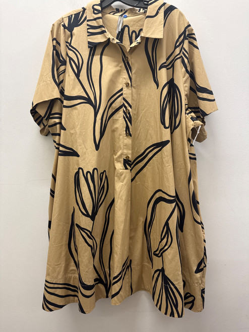 Vist Large View of Product Image Which is Used Beige Anthropologie Short Dress B 3X-22