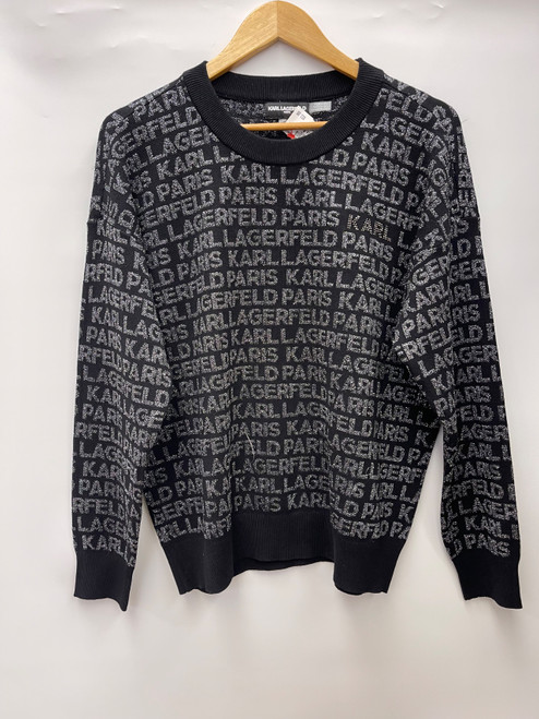 Vist Large View of Product Image Which is Used Karl Lagerfeld Paris Lightweight Sweater L-12/14