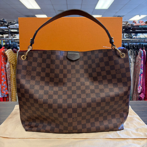 Vist Large View of Product Image Which is Used Louis Vuitton Graceful MM Large Leather Handbag