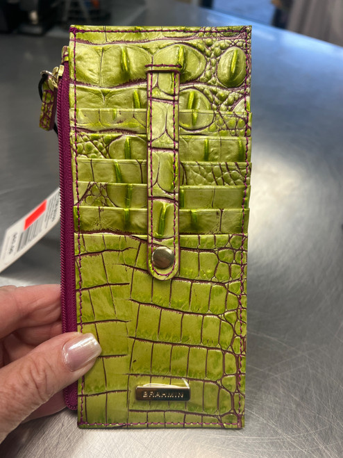 Vist Large View of Product Image Which is Used Brahmin Leather Wallet