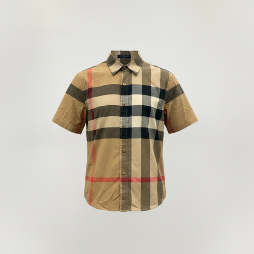 Vist Large View of Product Image Which is Used Burberry Mens Short Sleeve Top XL/17-17.5