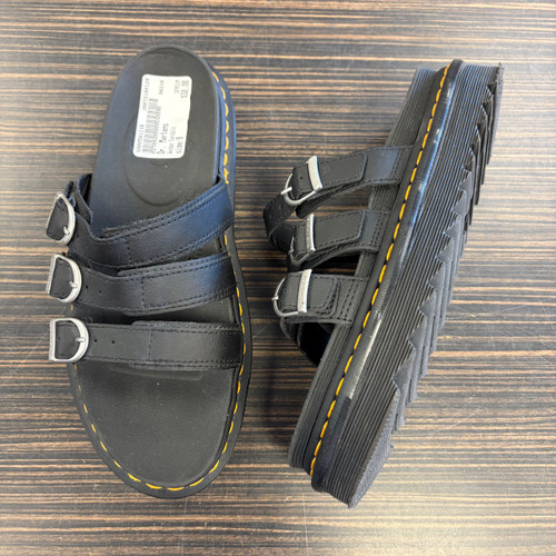 Vist Large View of Product Image Which is Used Dr. Martens Wedge Sandals 9