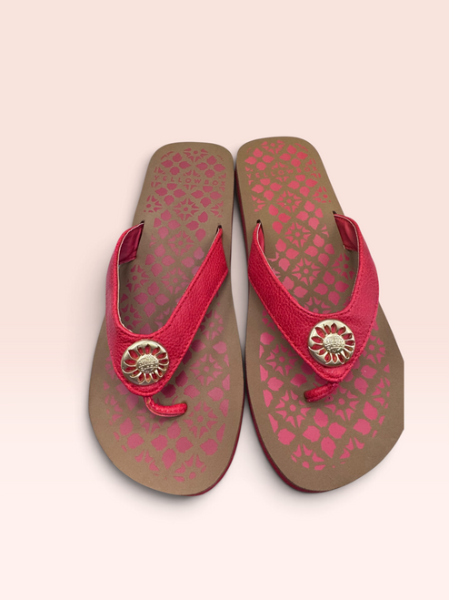 Vist Large View of Product Image Which is Used Yellow Box Flip Flops 9