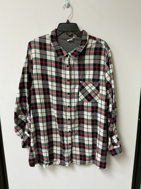 Vist Large View of Product Image Which is Used Penningtons Long Sleeve Top 1X-18