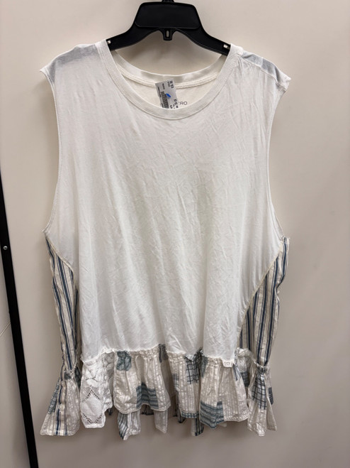 Vist Large View of Product Image Which is Used Pilcro Tank Top 1X-18